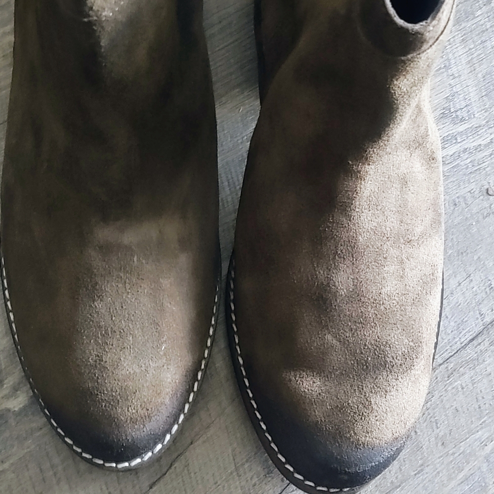 Women's Brown Suede Ankle Boots